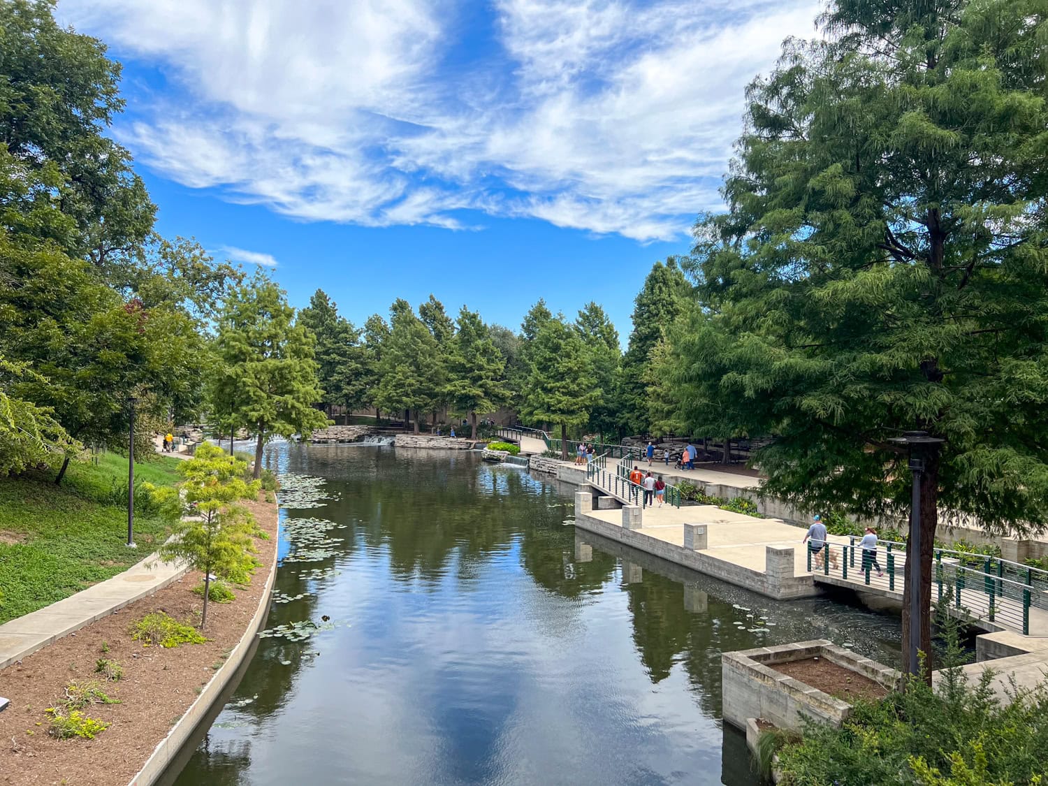 San Antonio River Walk at the Pearl.