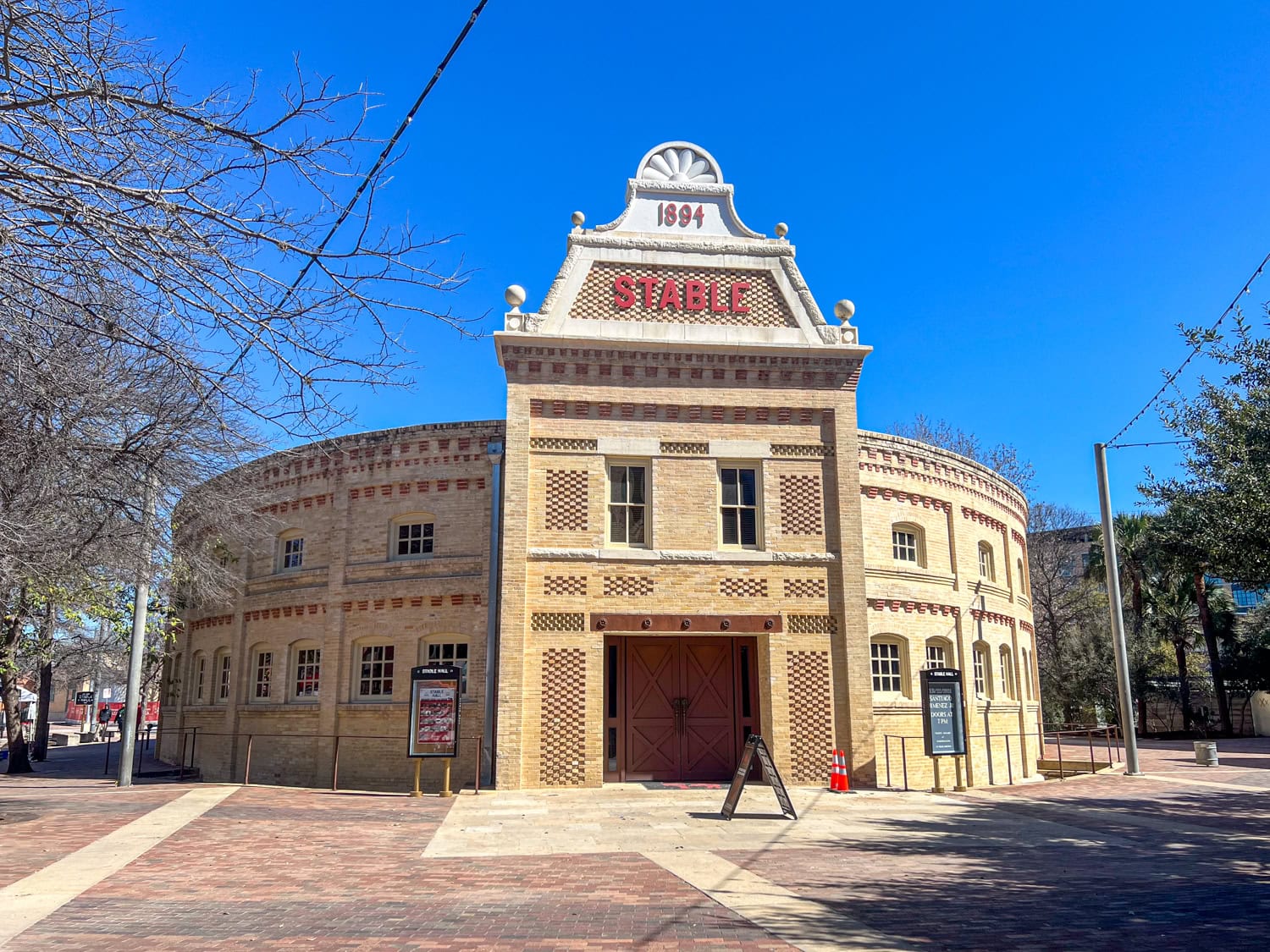 Stable concert hall.