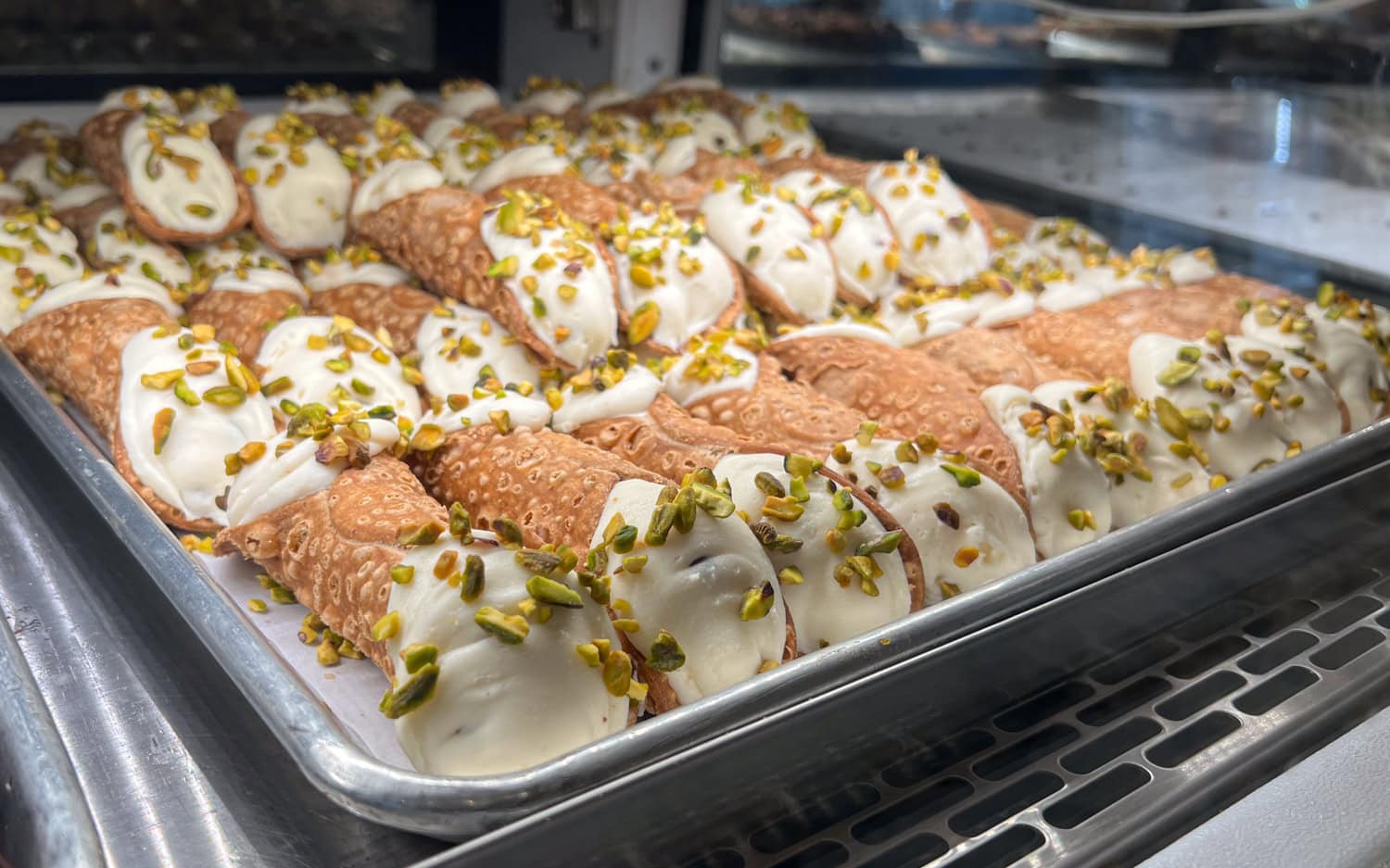 Cannolis at Veniero's.