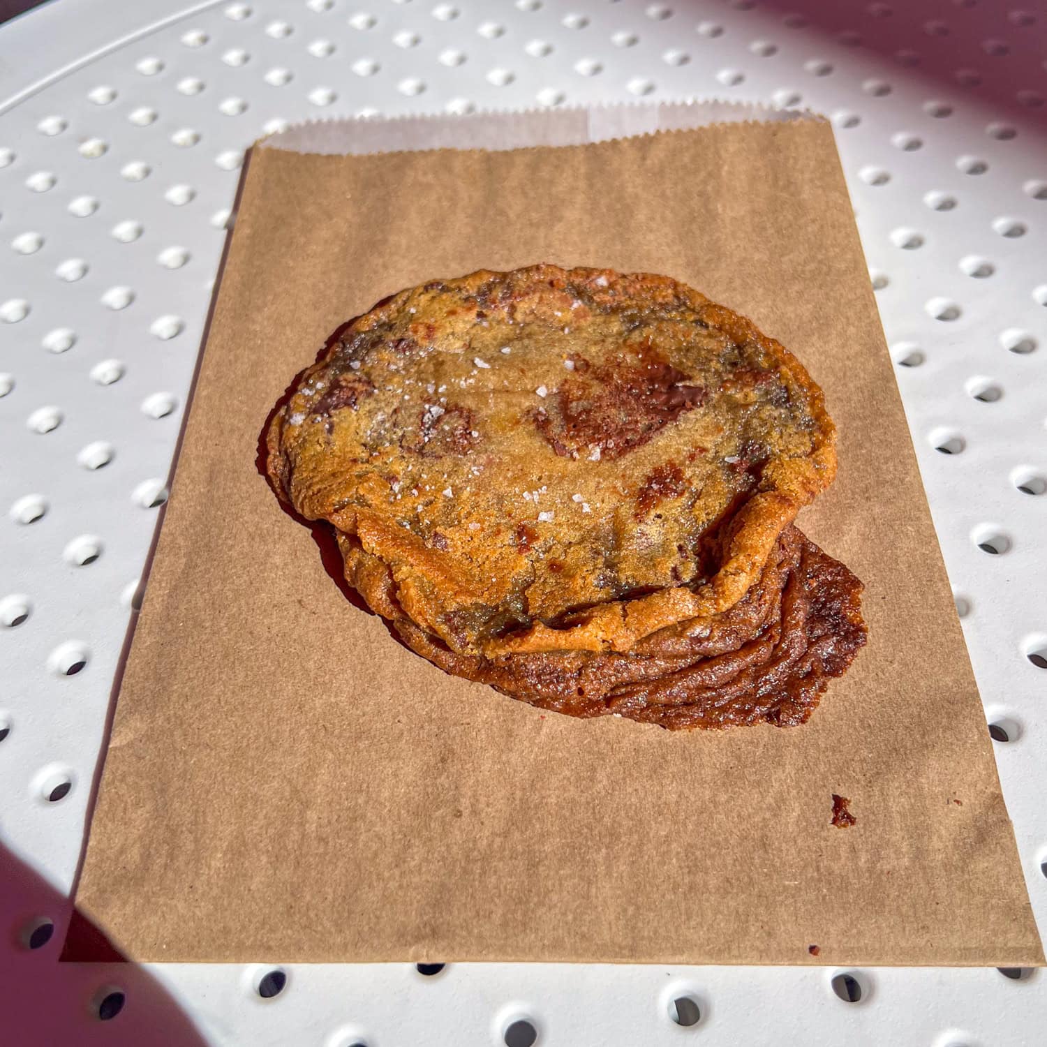 The ¼-pound chocolate chip cookie at The Pastry Box.