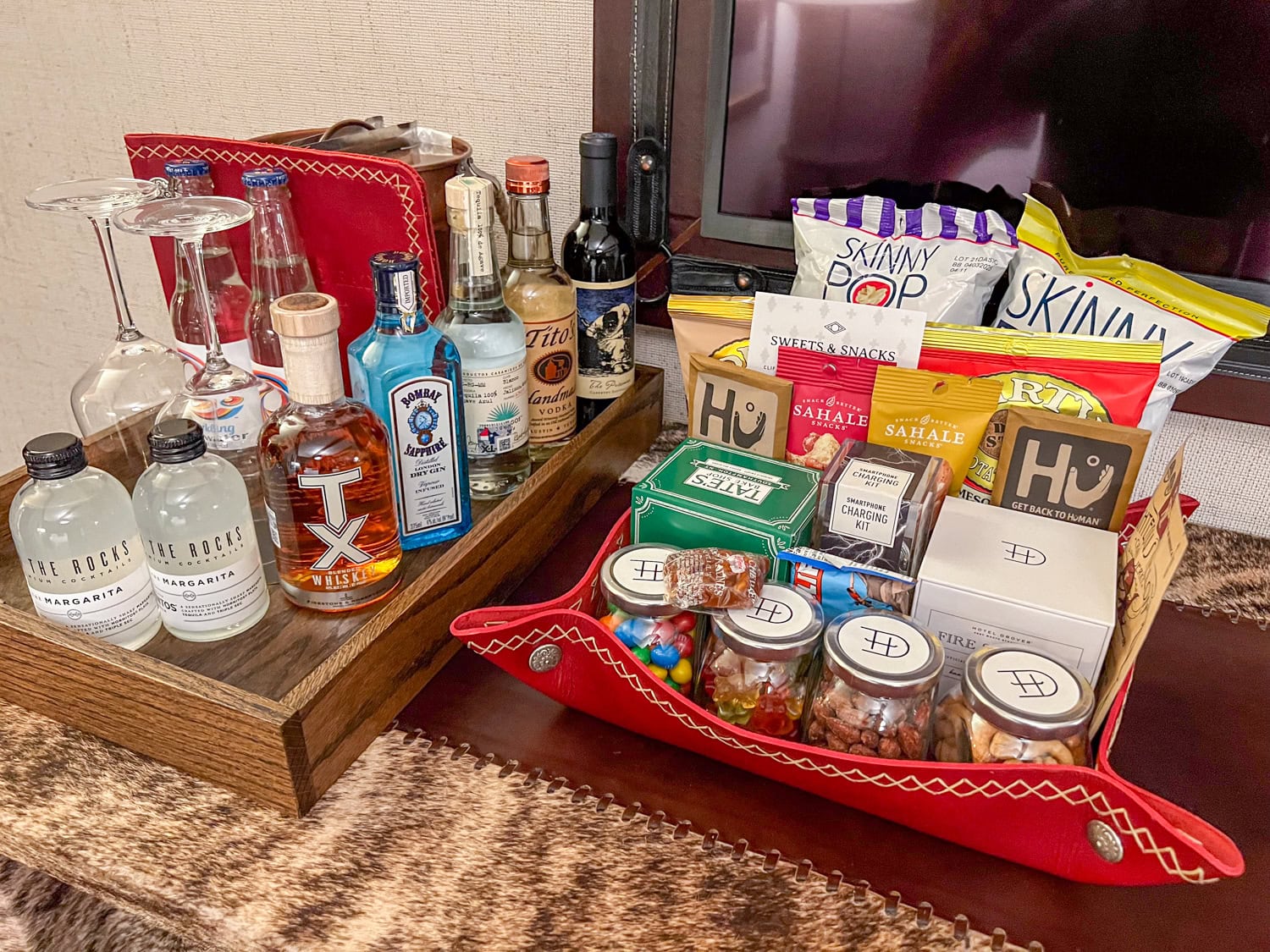 Mini-bar in our room.