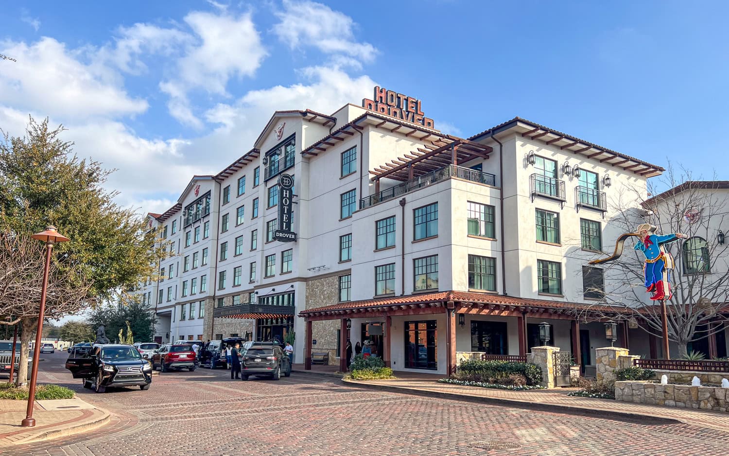 Hotel Drover at the Stockyards in Fort Worth, Texas.