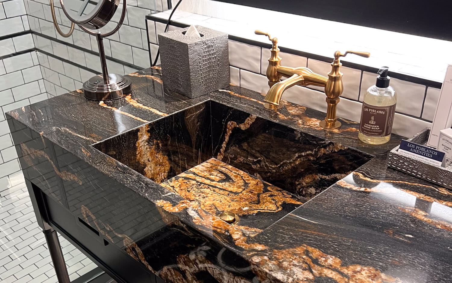 Colorful sink.