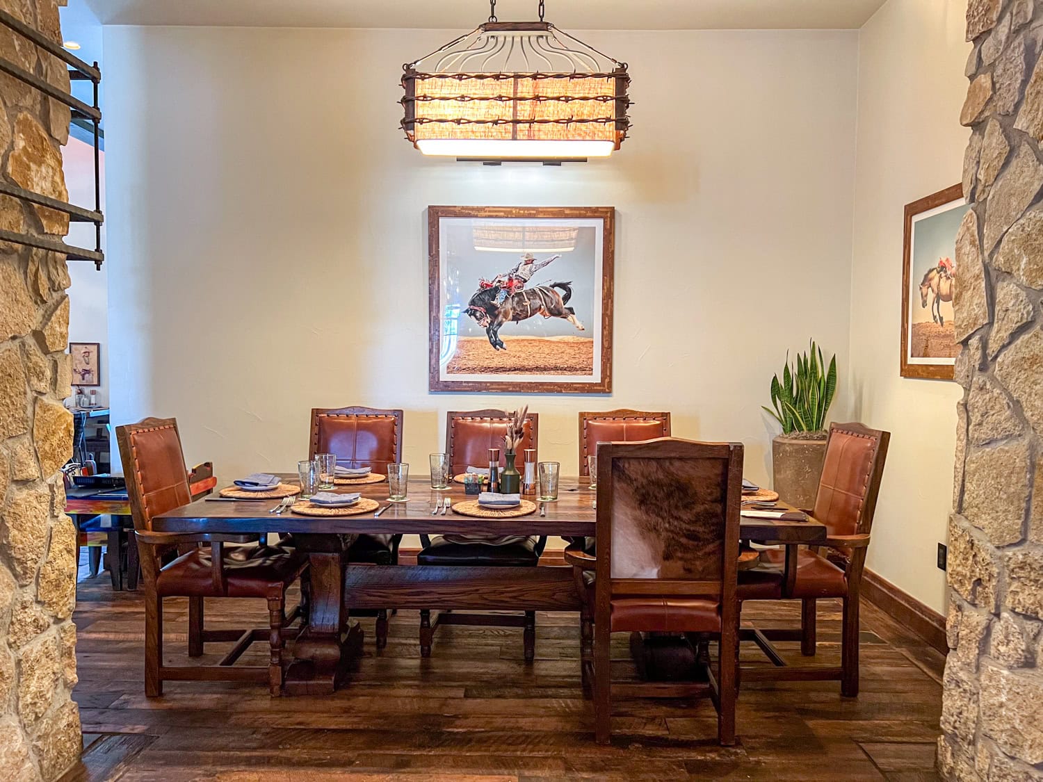 A semi-private table at 97 West Kitchen & Bar.