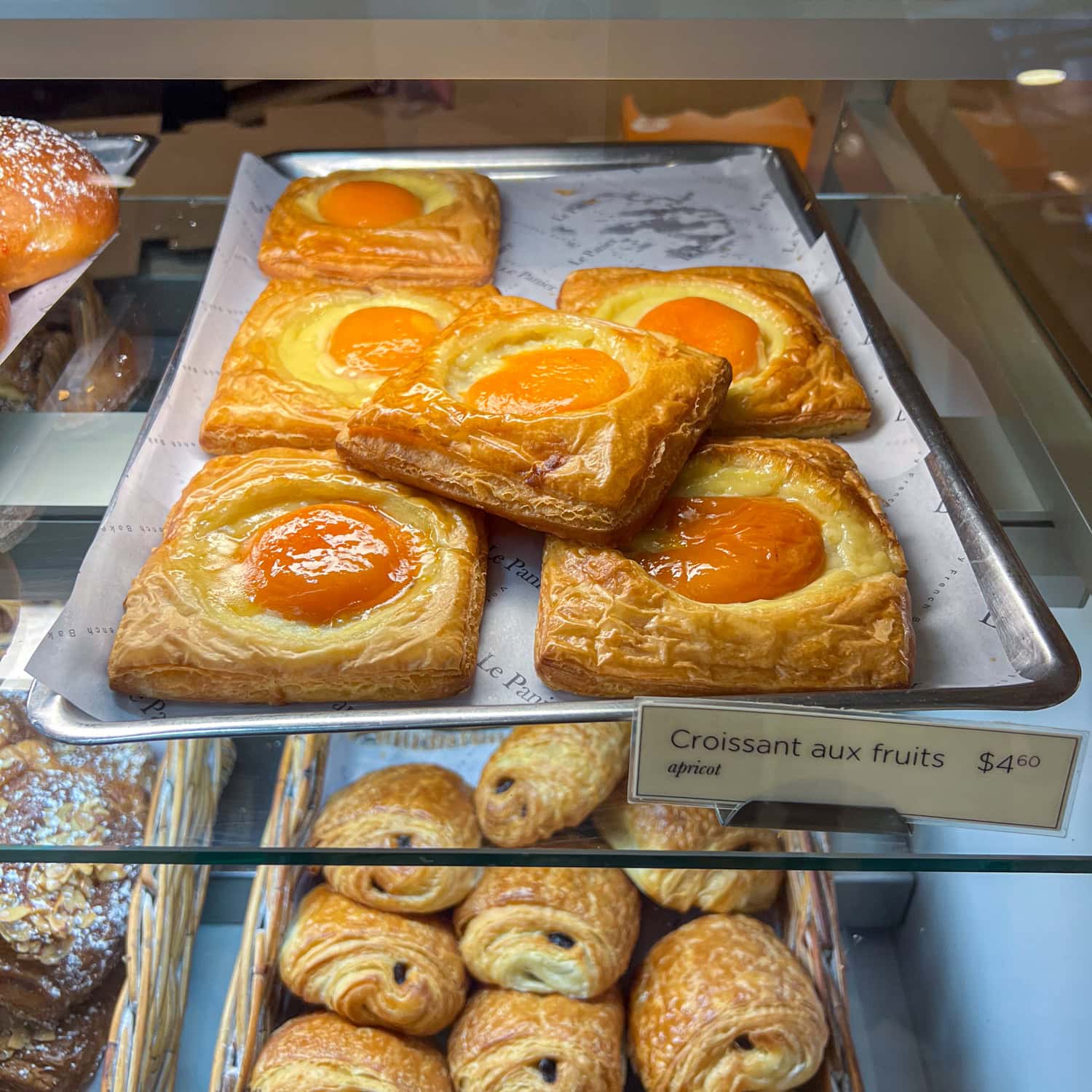 Apricot croissants at Le Panier in Pike Place Market.
