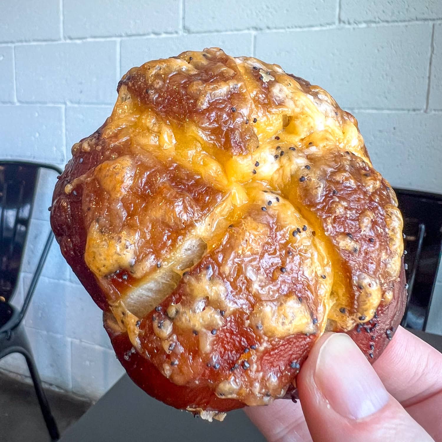 Cheddar lye roll at Sea Wolf in Seattle.
