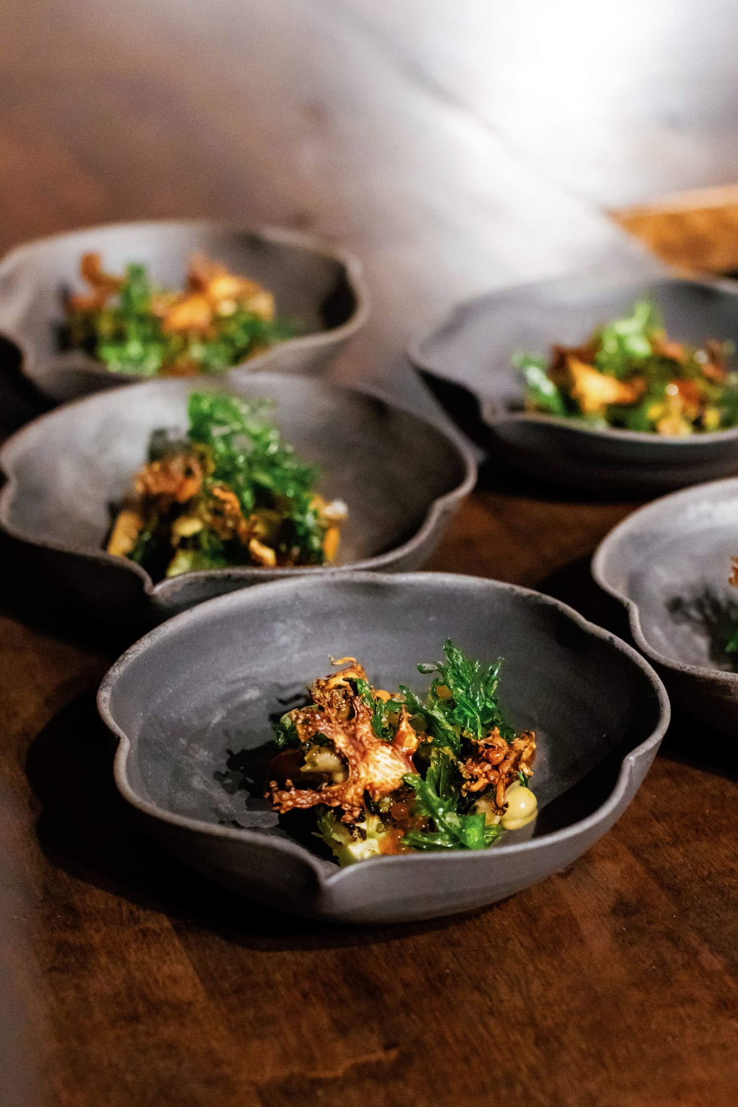 Fusilli with brassicas and roe at Pasta|Bar in East Austin, TX (credit: Sarah Block Photography).