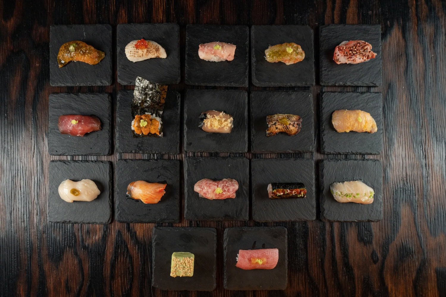 17-course omakase (Photo by Sushi by Scratch Restaurants).