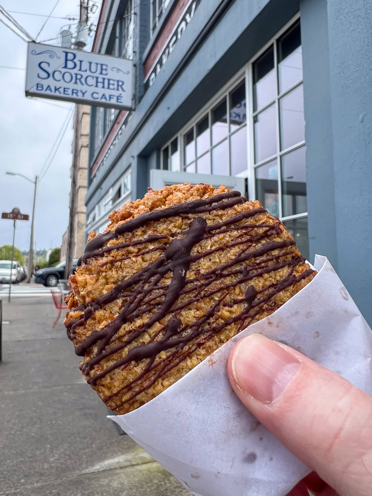 Cosmos cookie from Blue Scorcher Bakery & Cafe.