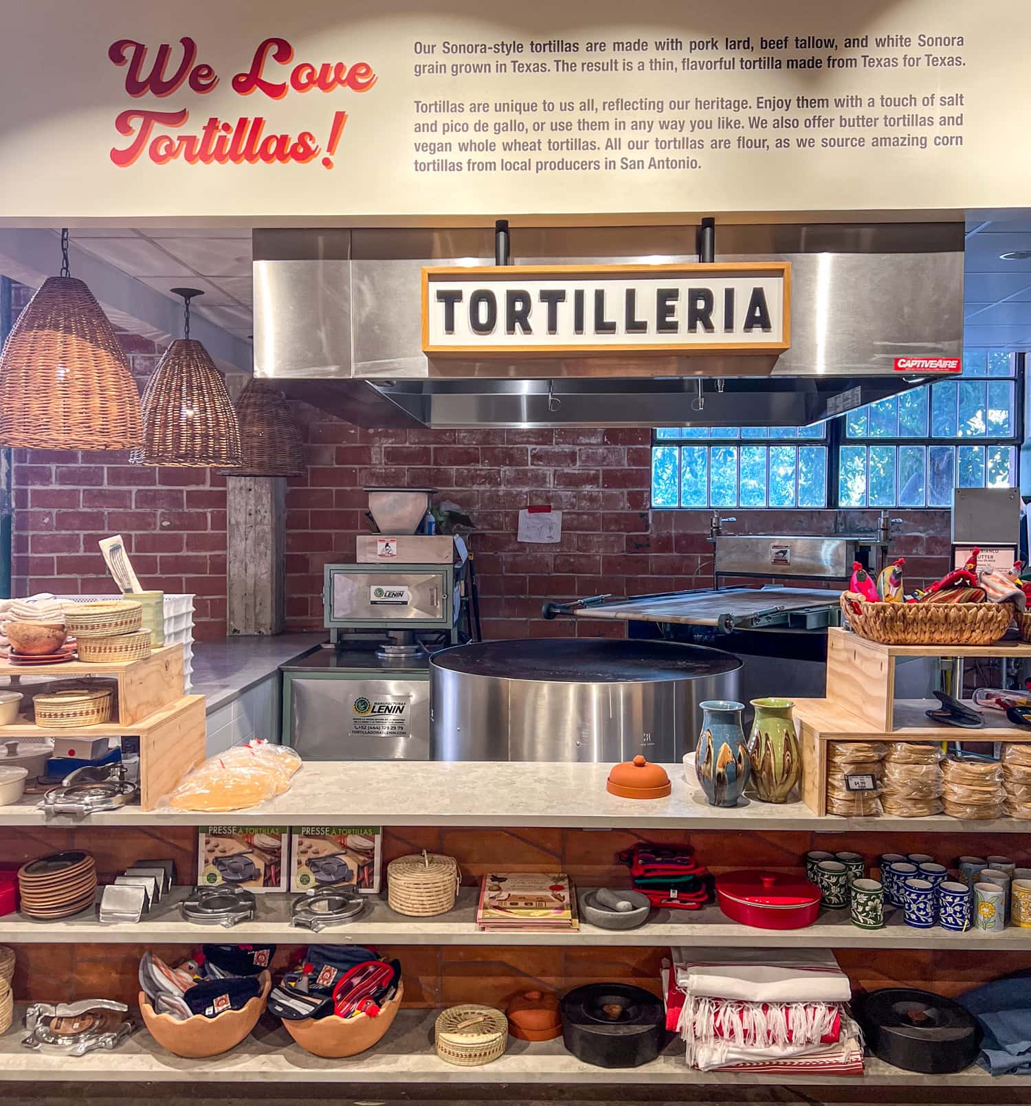 The Tortilleria at Pullman Market.