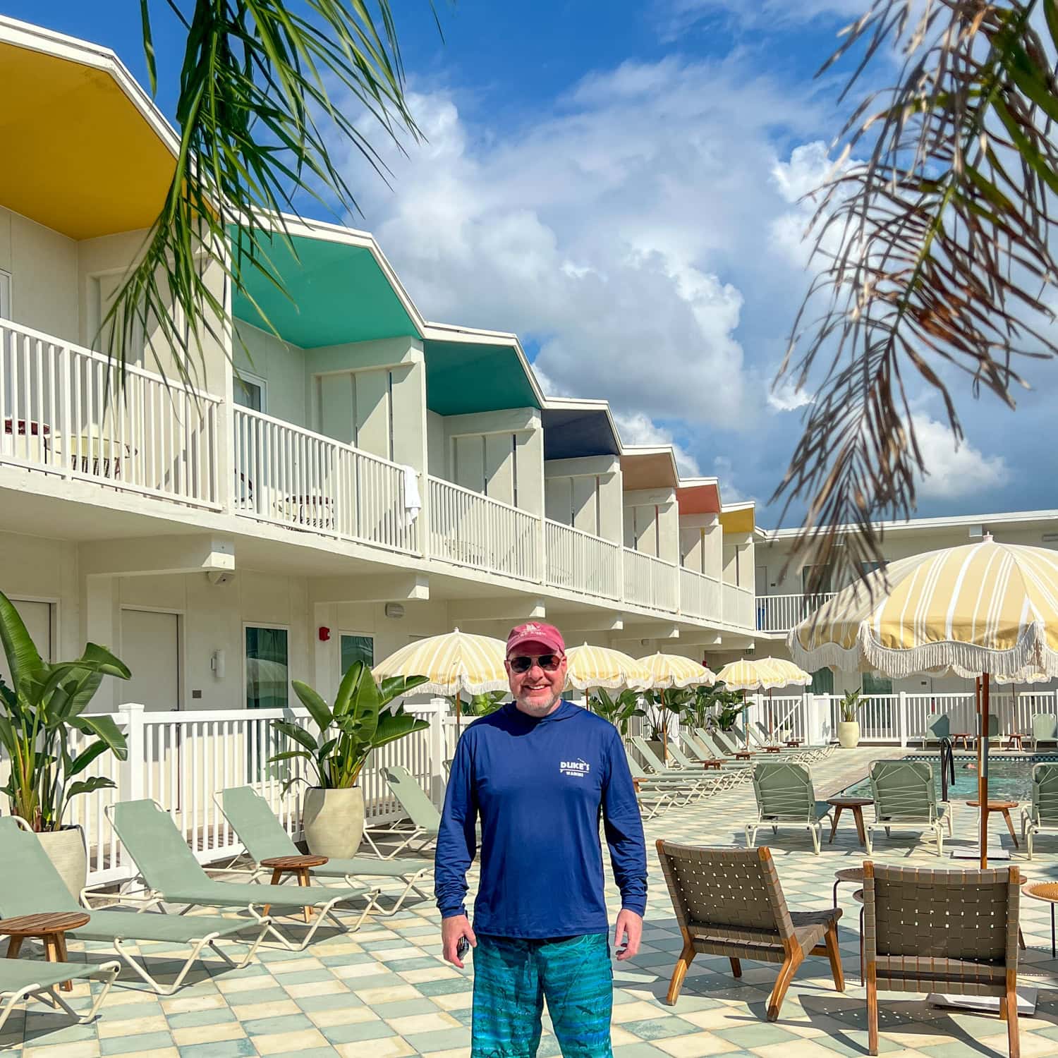 Dave enjoying the sun (photo by Kelly Lemons).