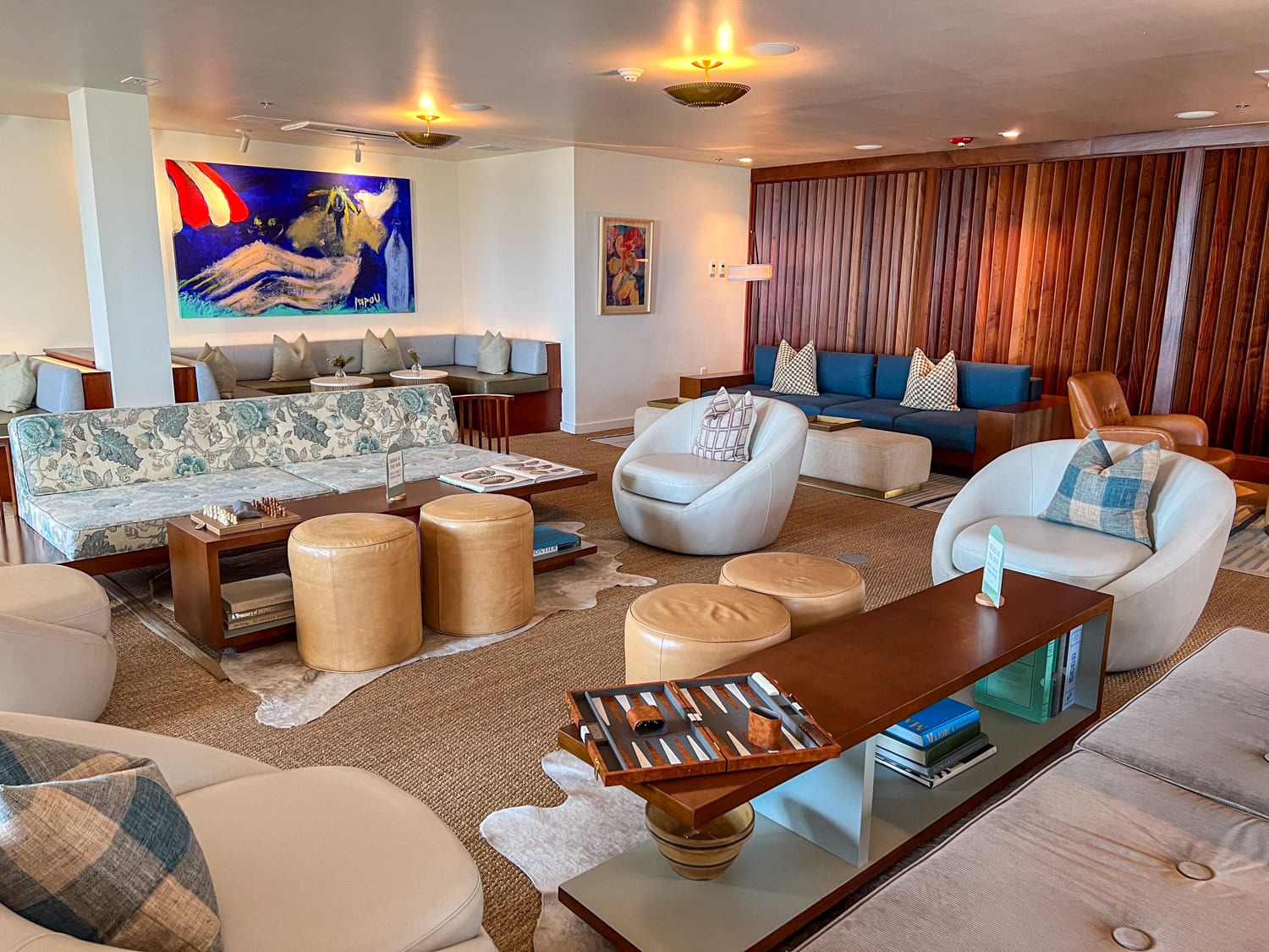 The Den (lounge) at Hotel Lucine.