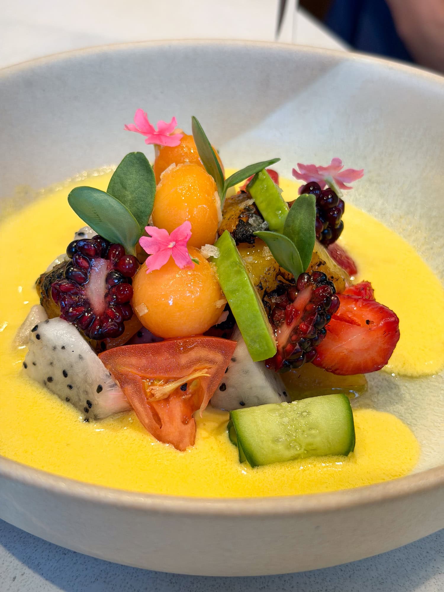 Summer fruit salad.