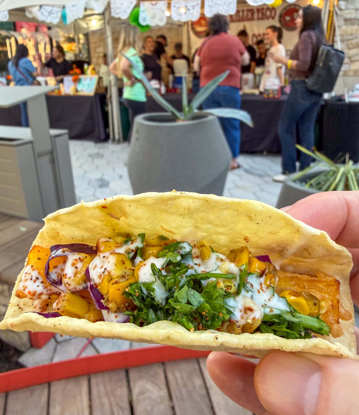 The Harvest Moon Taco.