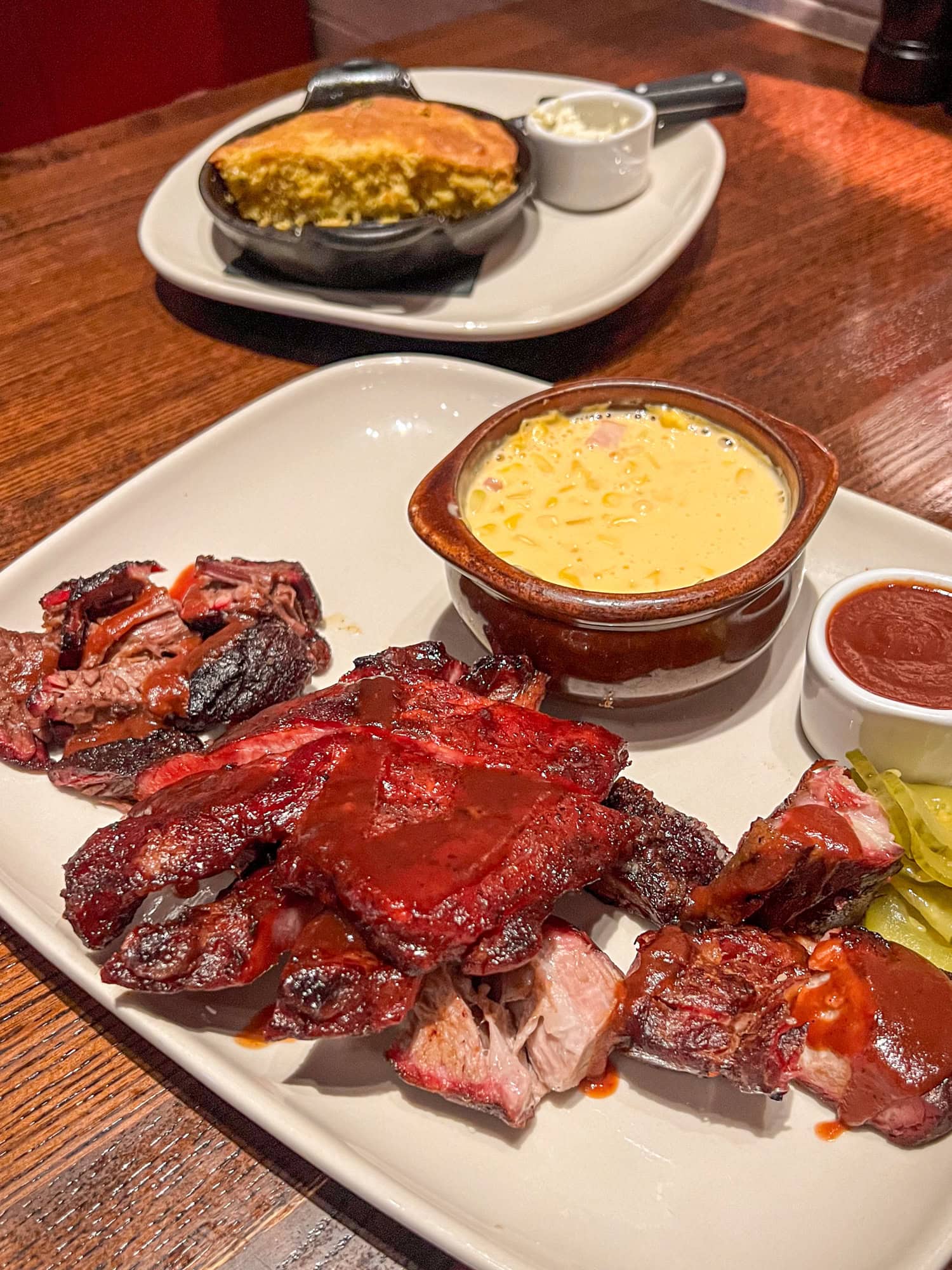 3-meat combo at Jack Stack (Freight House).