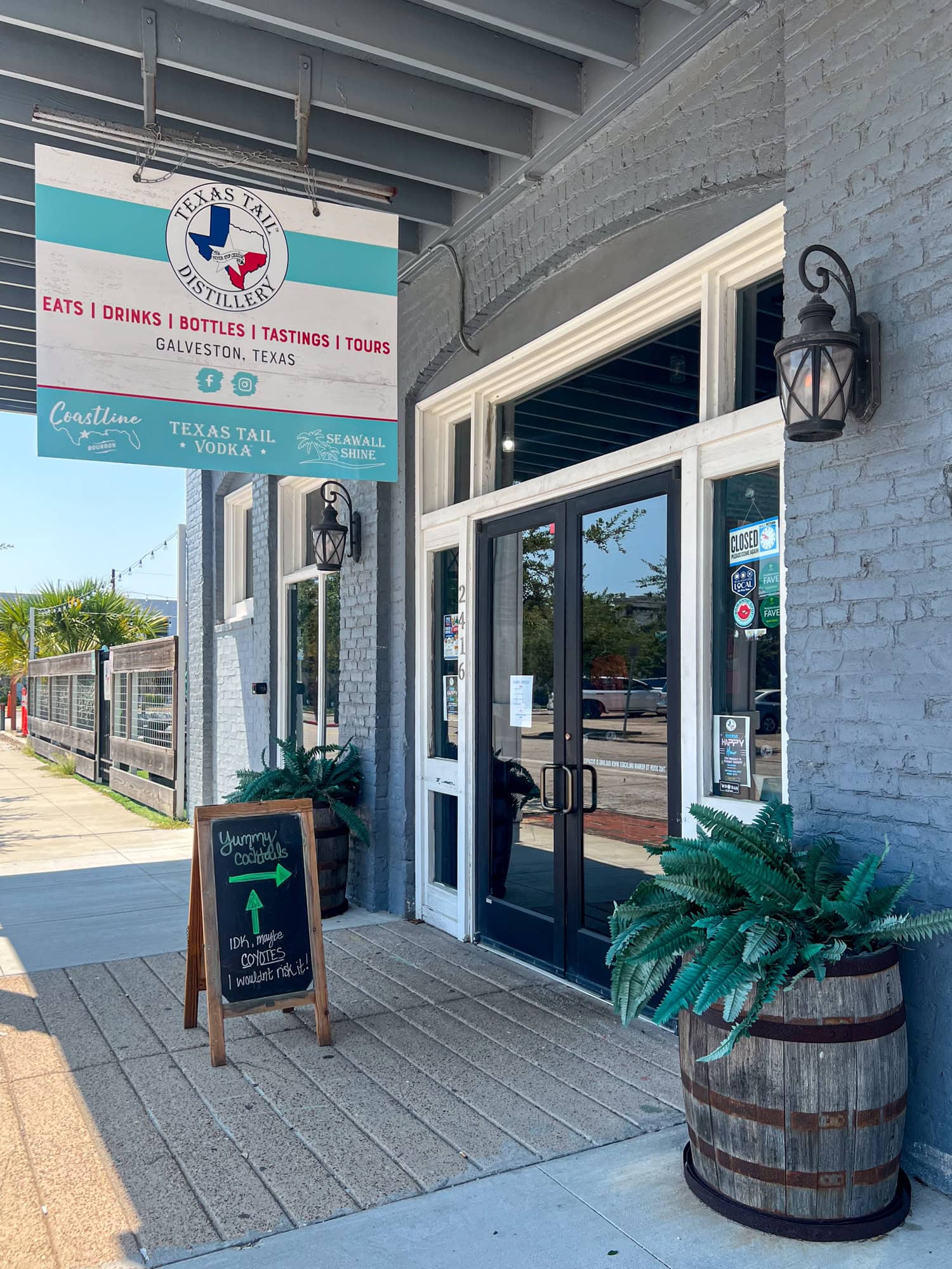 Texas Tail Distillery in Galveston.