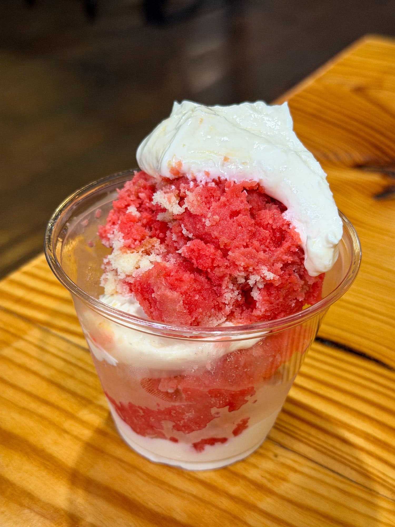 Big Red tres leches cake.