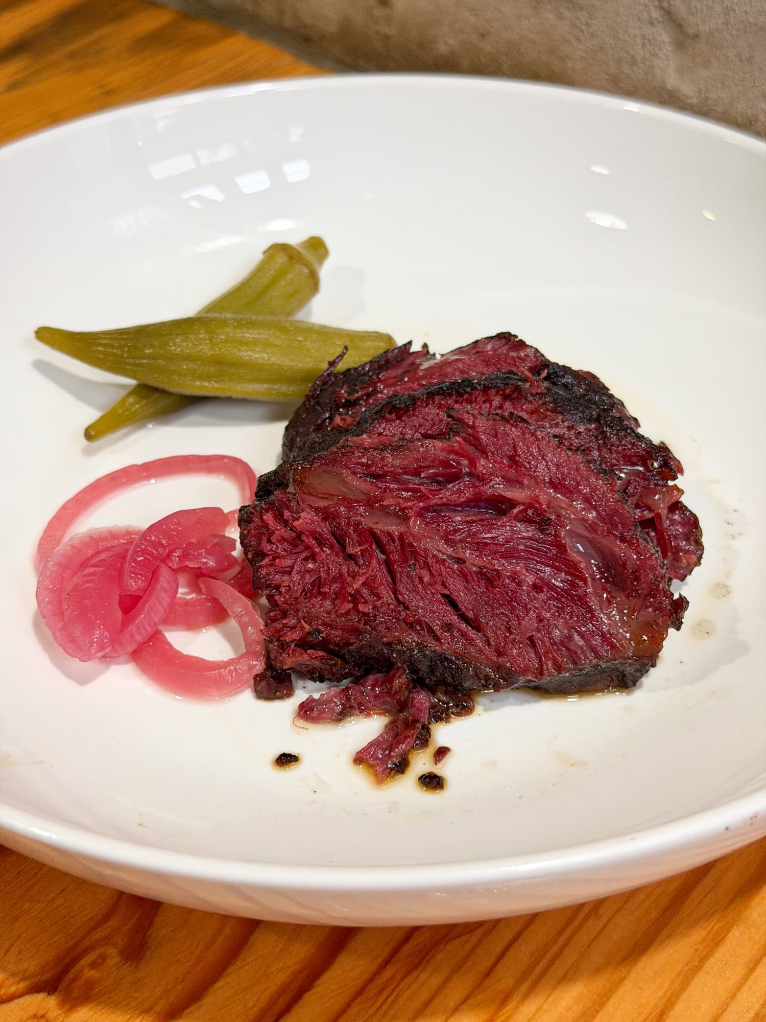 Pastrami beef cheek.