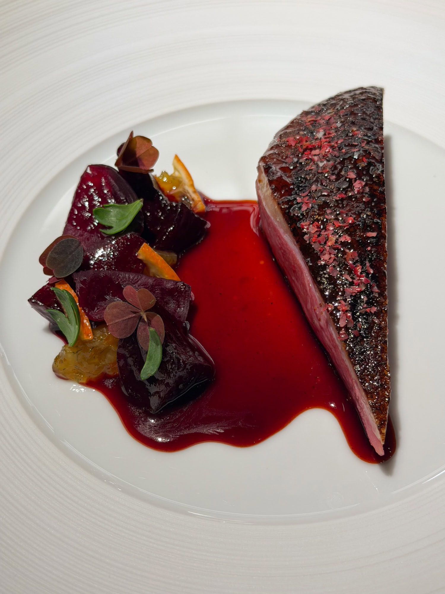 White Sand Homestead Duck at Emeril's.