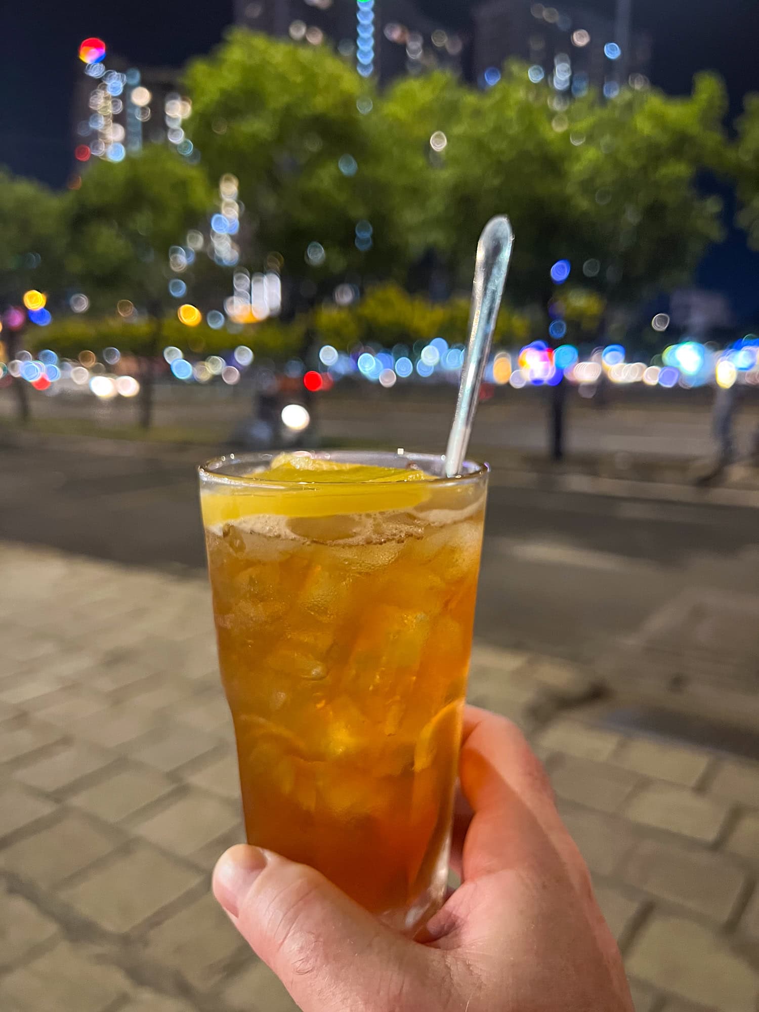 Iced teas are a popular Vietnamese drink.