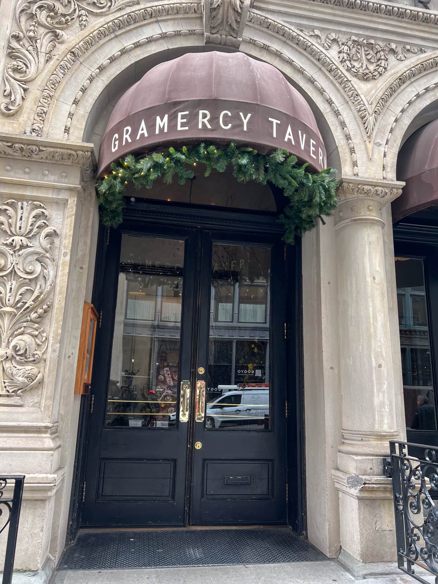 Entrance to Gramercy Tavern.