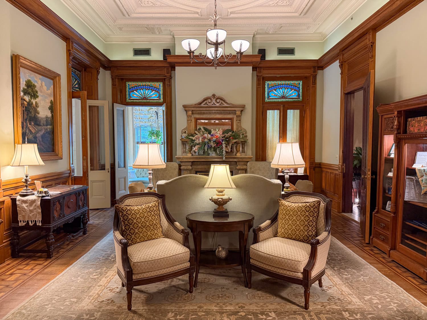 Historic Parlor at Wentworth Mansion
