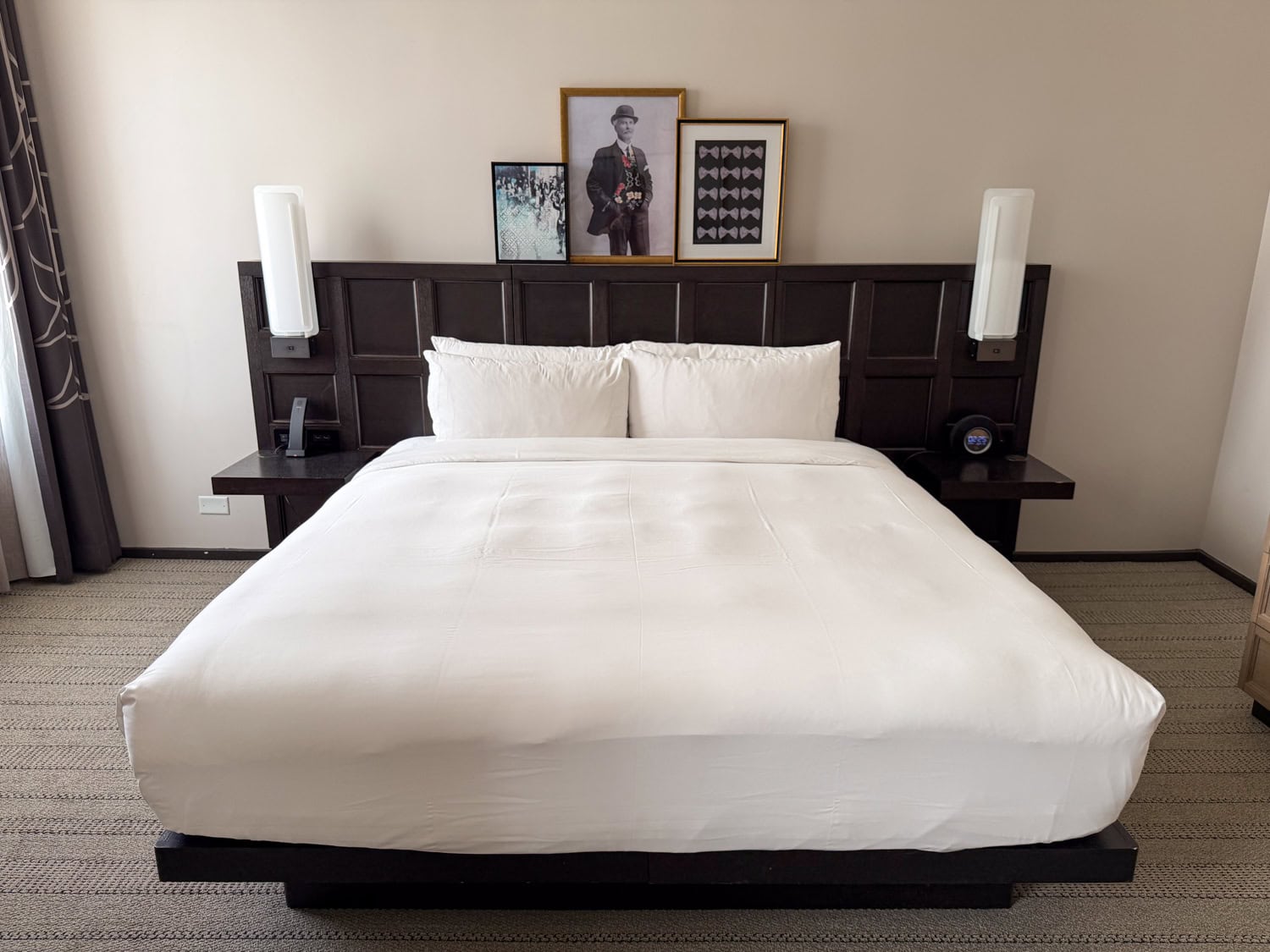 King bed in a Junior Suite
